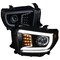 Spec-D Tuning 14-18 Toyota Tundra Sequential LED Projector Headlights- Smoke 2LHP-TUN14G-SQ-TM - alternate 1